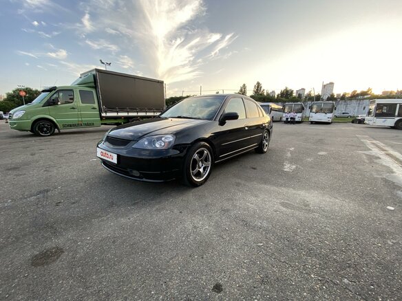 2003 Honda Civic VII, чёрный, 500000 рублей