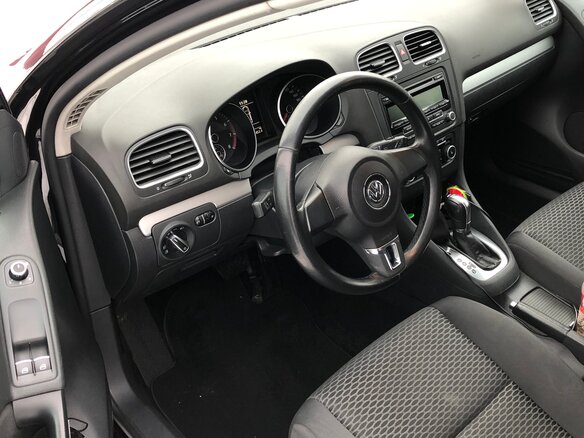 2012 Volkswagen Golf VI, чёрный - вид 9