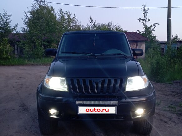 2009 УАЗ Патриот 3163 I, чёрный, 590000 рублей - вид 2