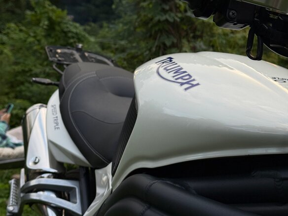 2008 Triumph Speed Triple, белый, 510000 рублей - вид 7