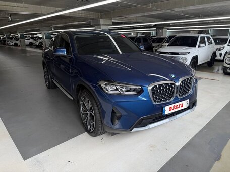 2025 BMW X4 20i II (G02) Рестайлинг, синий, 7800000 рублей, вид 4