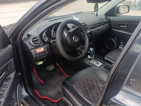 2006 Mazda 3 I (BK) Рестайлинг, чёрный, 750000 рублей - вид 5