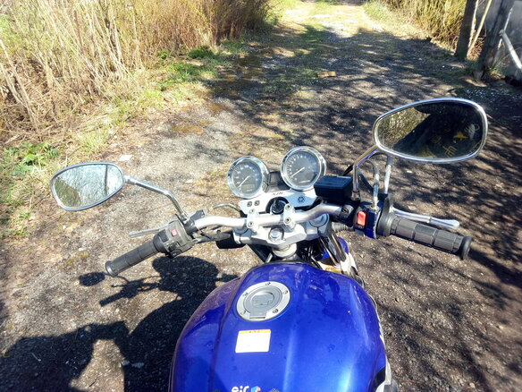 2003 Yamaha XJR400, синий - вид 6