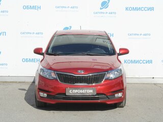 2017 Kia Rio III Рестайлинг, красный, 1155000 рублей, вид 2