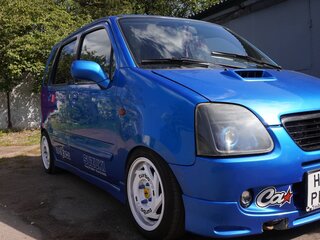 2004 Suzuki Wagon R+ II, синий, 370000 рублей, вид 2