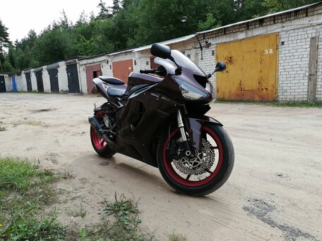 2006 Kawasaki ZX-6 Ninja, коричневый, 385278 рублей, вид 3