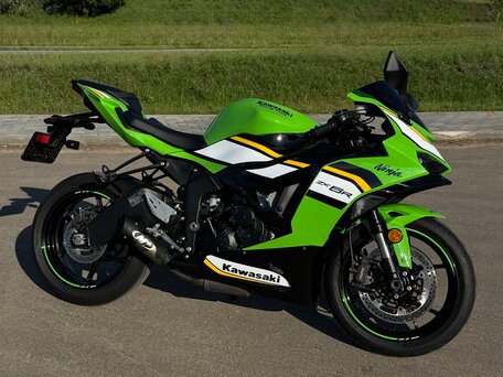 2024 Kawasaki ZX-6 Ninja, зелёный, 1140000 рублей, вид 1