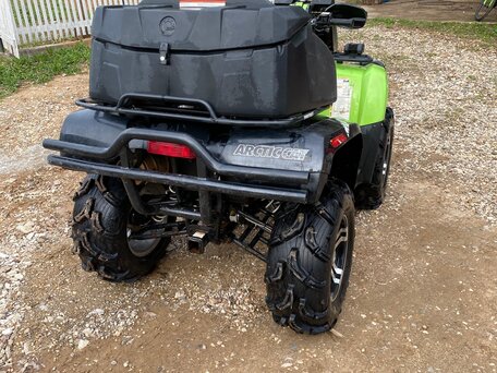 2010 Arctic Cat 700 Series, зелёный, 490000 рублей, вид 4