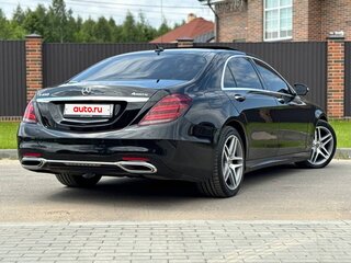 2017 Mercedes-Benz S-Класс 450 Long VI (W222, C217) Рестайлинг, чёрный, 4600000 рублей, вид 5