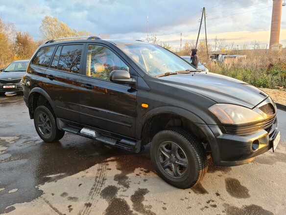 2007 SsangYong Kyron I, чёрный - вид 2