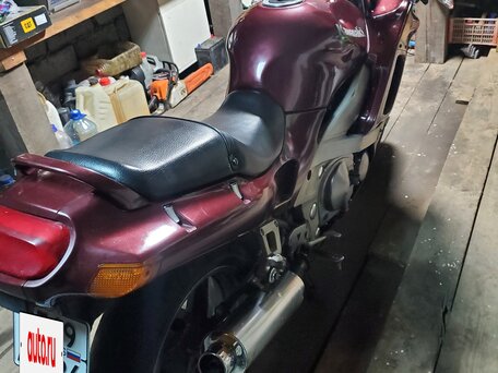 1997 Kawasaki ZZR 400, красный, 160000 рублей, вид 3