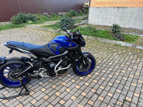 2019 Yamaha MT-09 (FZ-09), синий, 899999 рублей