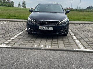 2019 Peugeot 308 II Рестайлинг, синий, 1100000 рублей, вид 2