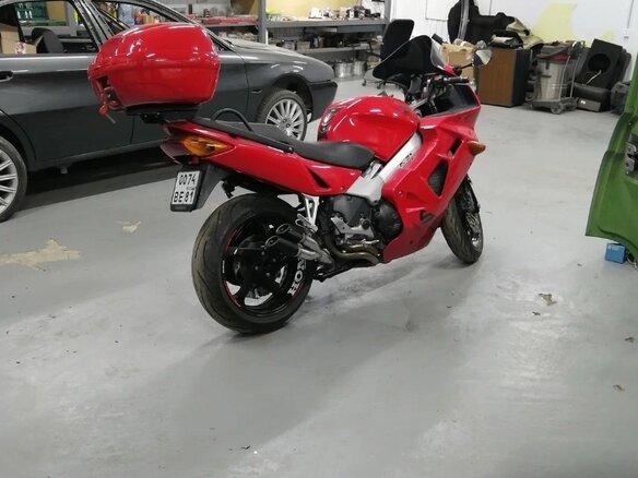 1998 Honda VFR 800, красный, 370000 рублей - вид 7