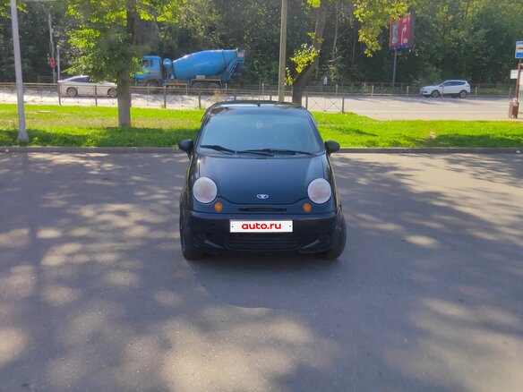2008 Daewoo Matiz I Рестайлинг, синий, 130000 рублей - вид 1