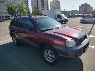 2001 Hyundai Santa Fe I, пурпурный, 450000 рублей, вид 1