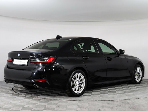 2021 BMW 3 серии 318d VII (G2x), чёрный - вид 1