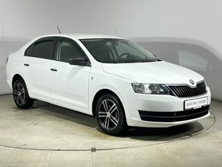 2014 Skoda Rapid I, белый, 640000 рублей, вид 4