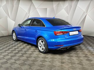 2018 Audi A3 III (8V) Рестайлинг, синий, 1789000 рублей, вид 4