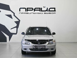 2005 Hyundai Accent ТагАЗ II, серебристый, 339900 рублей, вид 2