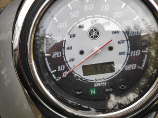 2008 Yamaha XVS1100, синий, 390563 рублей, вид 3