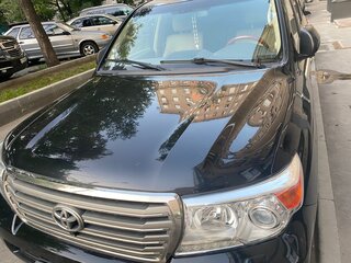 2012 Toyota Land Cruiser 200 Series Рестайлинг 1, чёрный, 3289000 рублей, вид 2