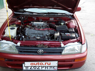 1993 Toyota Corolla VII (E100), красный, 365000 рублей, вид 3
