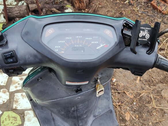 1995 Honda Lead 50, зелёный, 45000 рублей - вид 5