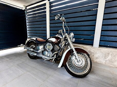 2002 Yamaha XVS1100, белый, 600000 рублей, вид 2