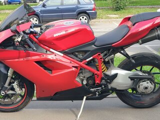 2009 Ducati 848, красный, 570000 рублей, вид 4