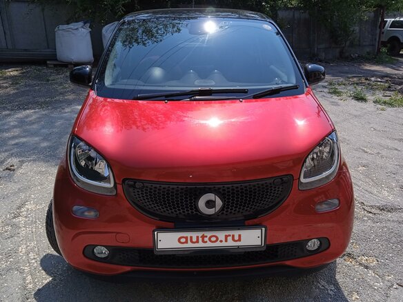 2015 Smart Forfour II, красный, 1050000 рублей