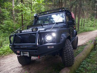 2014 Land Rover Defender 110 I Рестайлинг, чёрный, 3149000 рублей, вид 2
