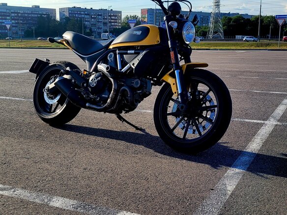 2017 Ducati Scrambler 800, жёлтый, 555213 рублей - вид 8