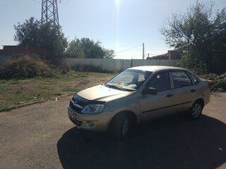 2013 Lada (ВАЗ) Granta I, бежевый, 455000 рублей, вид 1