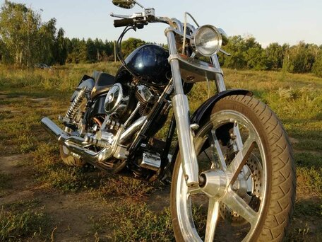 2001 American IronHorse Tejas, синий, 1225000 рублей, вид 4
