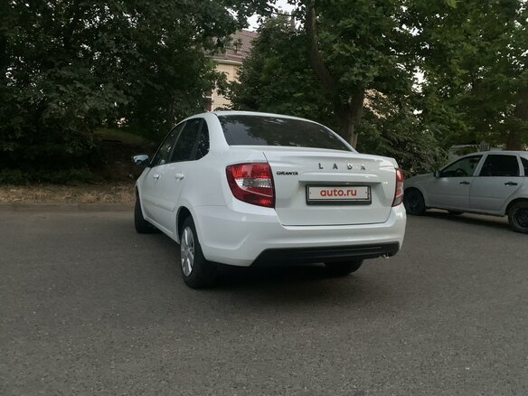 2021 Lada (ВАЗ) Granta I Рестайлинг, белый, 630000 рублей - вид 6
