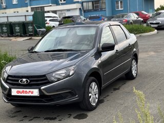 2019 Lada (ВАЗ) Granta I Рестайлинг, серый, 485000 рублей, вид 3
