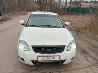 2014 Lada (ВАЗ) Priora I Рестайлинг, белый, 400000 рублей, вид 1