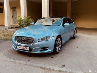 2011 Jaguar XJ Long IV (X351), голубой, 1600000 рублей, вид 1