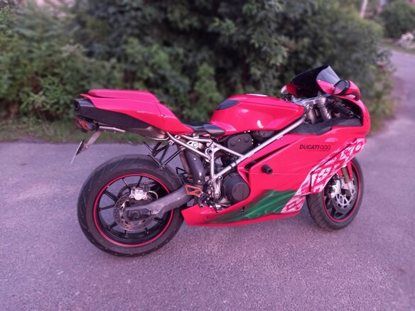 2004 Ducati 999, красный - вид 8