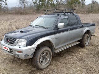 2003 Mitsubishi L200 III, синий, 450000 рублей, вид 1
