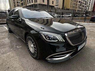 2018 Mercedes-Benz Maybach S-Класс 560 I (X222) Рестайлинг, чёрный, 7800000 рублей, вид 5