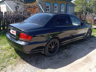 2005 Hyundai Sonata ТагАЗ IV (EF) Рестайлинг, чёрный, 400000 рублей, вид 3