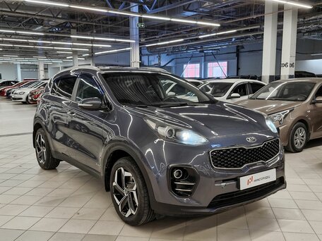 2017 Kia Sportage IV, синий, 1669000 рублей, вид 2