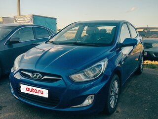 2012 Hyundai Solaris I, синий, 700000 рублей, вид 1