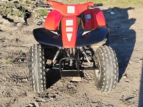 1999 Honda TRX 90, красный, 170000 рублей, вид 2