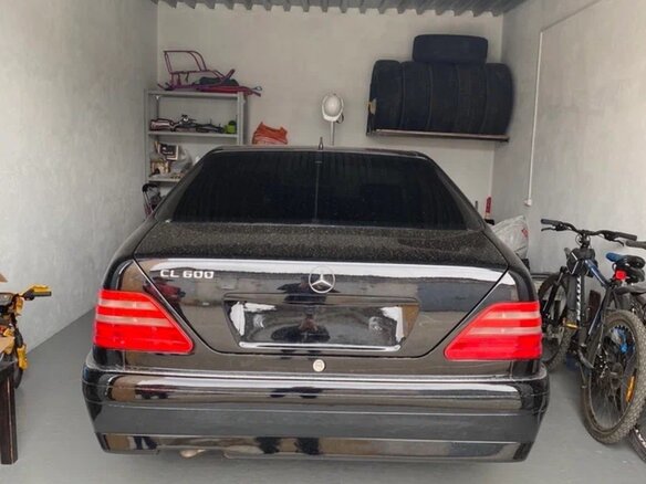 1998 Mercedes-Benz CL-Класс 600 I (C140), чёрный, 1700000 рублей - вид 7
