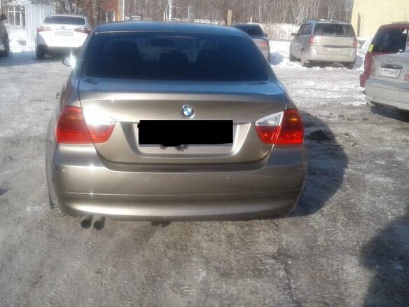 2007 BMW 3 серии 325i V (E90/E91/E92/E93), коричневый - вид 2