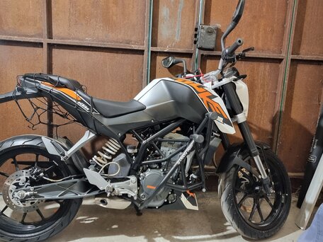 2014 KTM 200 Duke, белый, 200000 рублей, вид 3