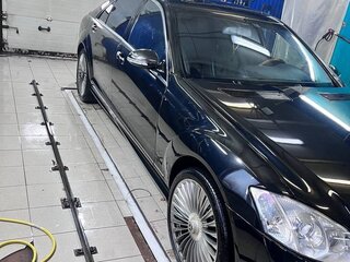 2008 Mercedes-Benz S-Класс 550 Long V (W221), чёрный, 1200000 рублей, вид 4